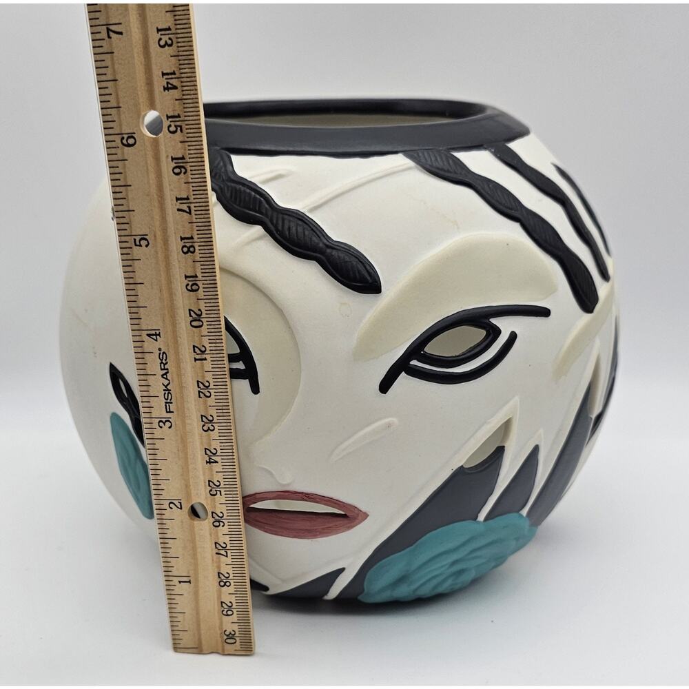 Vintage PartyLite Enchanted Empress Harlequin Face Bowl Candle Holder - Picture 11 of 12
